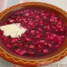 Буряк з м’ясом дрібно