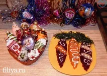 Прикраса новорічного столу про сервірування столу на Новий рік прикраса