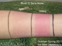 Весна від Guerlain - свотчі рум’ян Guerlain Blush G, Відгуки про косметику свотчі