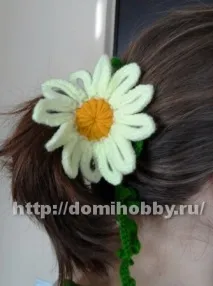 В’язання ромашки гачком гачком