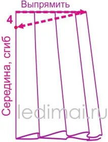 Спідниця у складку на кокетці складку