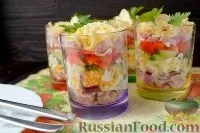 Салат з шинкою, На святковий стіл, рецепти з фото на 96 рецептів салат