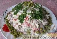 Салат з шинкою, На святковий стіл, рецепти з фото на 96 рецептів шинкою