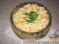 Салат з шинкою, На святковий стіл, рецепти з фото на 96 рецептів шинкою