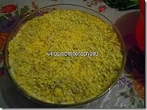 Салат Мімоза з горбушею горбушею
