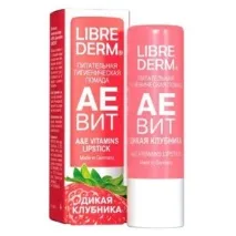 Гігієнічна помада Librederm АЕвіт дика полуниця поживна - «Здається, я знайшла, нарешті, СВОЮ librederm