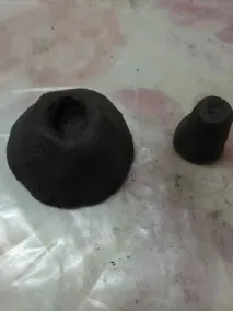 Іграшка з глини пташка глини