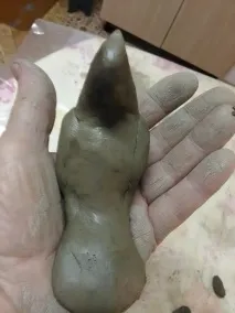Іграшка з глини пташка іграшки