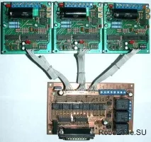 Інтерфейсна плата зопторозв’язкою порту LPT для верстата ЧПУ (CNC) V2 інтерфейсна