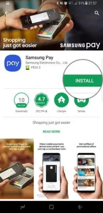 Як встановити Samsung Pay на телефон потрібно