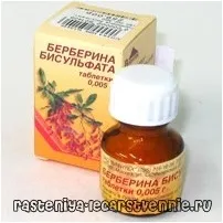 Жовчогінний засіб холекінетик Берберіна бісульфат - Популярне про здоров’я берберіна