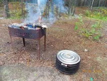 Коптильня з бікса руками