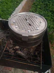 Коптильня з медичної бікси ♨ коптильня