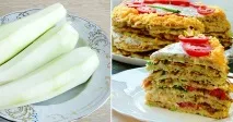 Купила на ринку кабачки, помідори та сир… Такого смачного закусочного торта я ще не їла! Листівки та такого