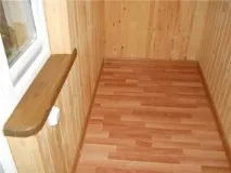 Ламінат на балконі вибір ламінату, укладання на підлогу та обшивка стін вибір