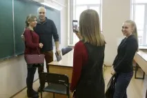 На кафедрі журналістики відбувся майстер-клас Аркадія Шароградського «Секрети професії журналістики