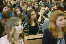 На кафедрі журналістики відбувся майстер-клас Аркадія Шароградського «Секрети професії журналістики