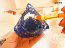 Новорічні кулі своїми руками у техніці декупаж своїми