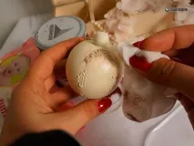 Новорічні кулі своїми руками у техніці декупаж кулі