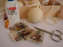 Новорічні кулі своїми руками у техніці декупаж новорічні