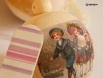 Новорічні кулі своїми руками у техніці декупаж кулі