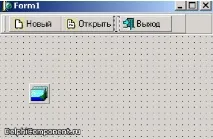 Панель інструментів (TToolBar, Delphi, компоненти Delphi, вихідні джерела Delphi ttoolbar