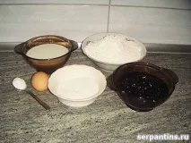 Пиріг із чорничного варення варення