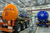 Виробництво автоцистерн та напівпричепів на заводі Сеспель напівпричепів
