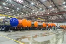 Виробництво автоцистерн та напівпричепів на заводі Сеспель напівпричепів