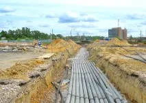 Прокладання ВОЛЗ у ґрунті (у землі) землі