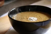 Рисовий суп з кунжутом. рисовий