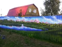 Малюнки на паркані своїми руками паркані