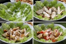 Салат Цезар із куркою - рецепт приготування рецепт