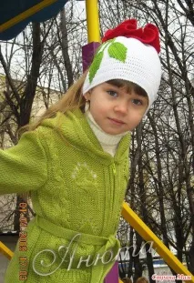 Шапочка - Троянда - В’язання - Країна Мам шапочка