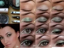 Smoky eyes - для зелених очей (26 фото) Як зробити легкий макіяж на сіро-зелені очі, покрокове eyes