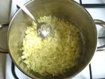 Тушкована цибуля порей - покроковий рецепт з фото цибуля
