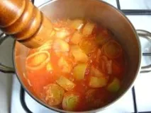 Тушкована цибуля порей - покроковий рецепт з фото покроковий