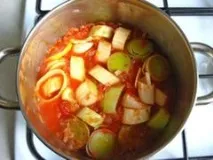 Тушкована цибуля порей - покроковий рецепт з фото порей