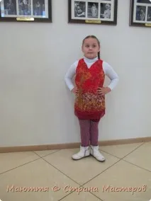 Туніка - Осінь - у техніці crazy wool техніці
