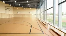 Укладання спортивного лінолеуму від компанії Інтереко лінолеуму