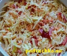 Весняний салат із капусти капусти