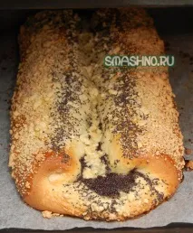Смачний маковий рулет рулет