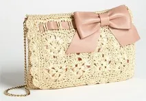 Клатч в’язаний гачком Red Valentino клатч