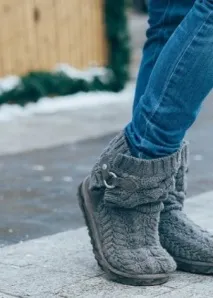 В’язані уггі (42 фото) моделі для дітей з в’язаним верхом фото