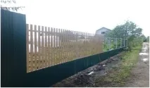 Паркан із встановленням матеріали, технологія монтажу встановленням