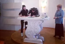 Анастасія Приходько вийшла заміж у спортивному костюмі заміж