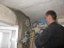 Алмазне буріння стін, бетону в Новосибірську. стін
