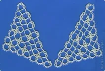 Виріб Прикраса Фріволіте Фріволіте Мої роботи Нитки фріволіте