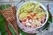 Цвітна капуста в томаті на зиму - Покроковий рецепт з фото, Консервування капуста