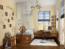 Дитяча в морському стилі - фото найкращих варіантів оформлення гарного дизайну варіантів